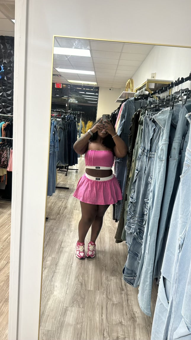 “Perfect timing” skirt set