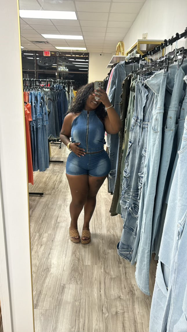 “Cut Different” Denim Set