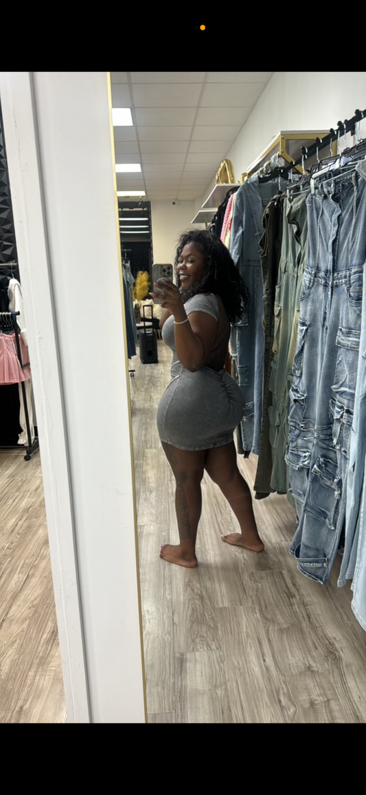 “Clap back” mini dress