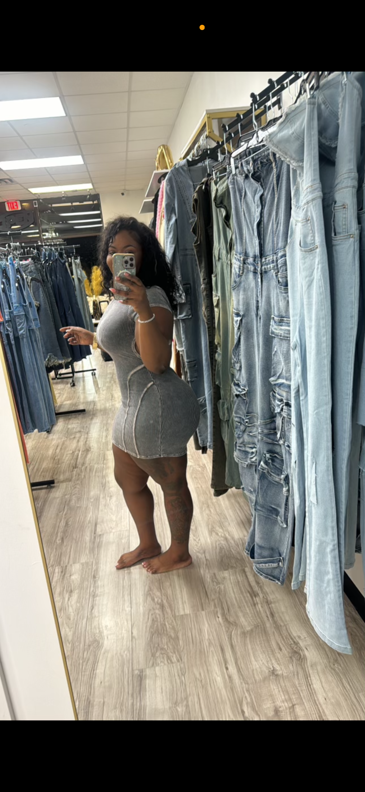 “Clap back” mini dress